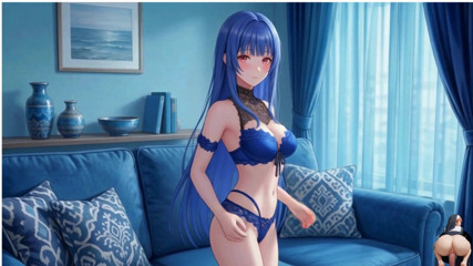 Pretty Young Girl Sharing Passionate Moments AI Hentai