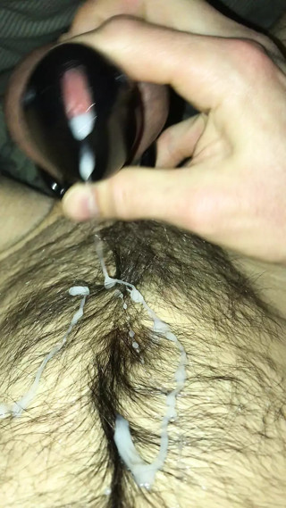 Ruined orgasm in chastity cage
