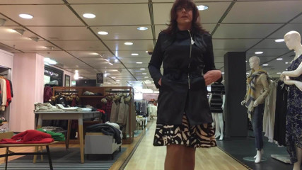 nice satin coat, by Guess