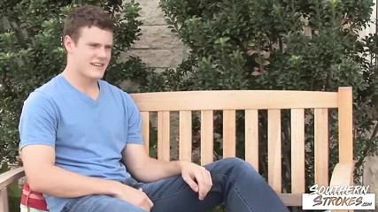 SOUTHERNSTROKES Amateur Ryan Saddle Masturbates Solo