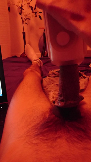 Sensitive Cock Ruined Orgasm Through Underwear Using Sextoys
