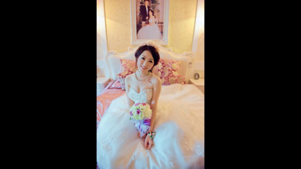 Chinese campus belle: wedding dress masturbating compilation