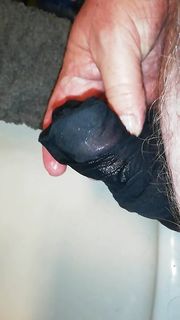 in a knee-high socks worn