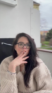 Smoking Cigarettes in Glasses