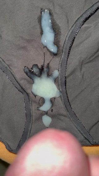 Cum on wife's panties 39