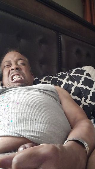 Not rock hard but still full of kum