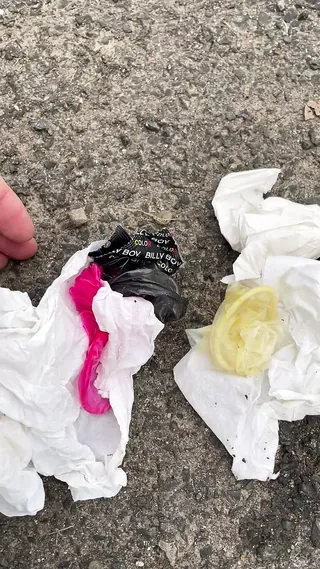 How to find used condoms?