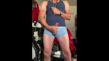 Check Out Dilf Jockdad87's Friday Cumshot