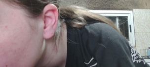 Cleaning My Ear in Close-up
