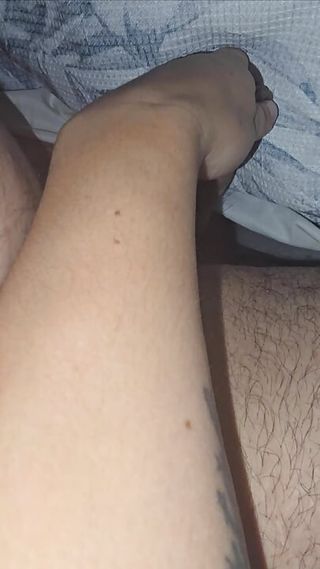 Step son after dinner get a handjob from step mom