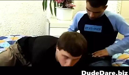 Twink takes in a big dick in the ass like a champ