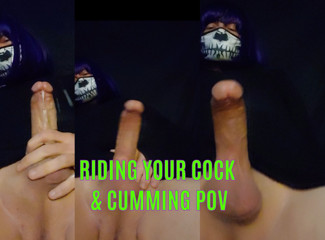 POV Raven LeTrap rides your cock until she cums thumbnail