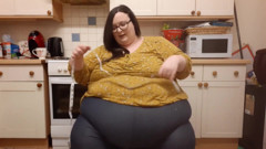 SSBBW sat down measurements inches huge