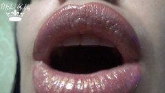 Lip gloss fetish & worship