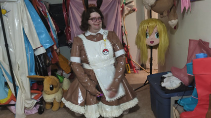 PVC Eevee Cosplay Vibrator and Plushie Hump thumbnail