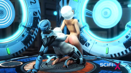 Sex cyborg futa gederation 7. Super fuck system in the sci-fi lab