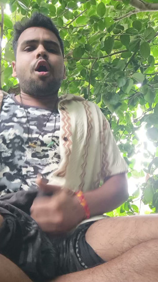 Alone in forest area so I decided to watch hot and sexy videos