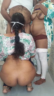 Bathroom threesome