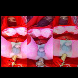 New ElisyaHijabDoll 2024 extreme masturbation Fuck fast with dildo with a hot candle