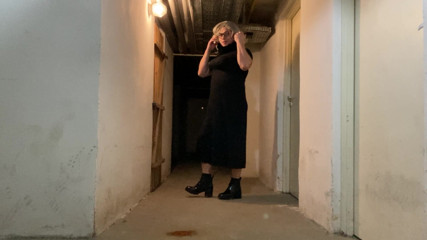 A trance in the basement poses showing what she wants thumbnail