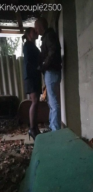 Milf in stockings and high heels gives great head at cabin in woods