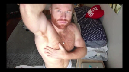Ginger Hunk Seth Forena Bed Jerks his Cock Until He Cums