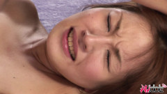 Japanese brunette Mecumi has intense oral sex and hot sex with a guy,uncensored.