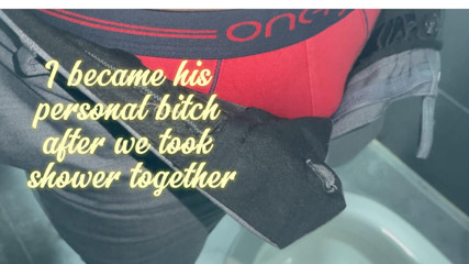 I lose a bet from my step-brother and took his prize after we took a shower together then I became his personal bitch