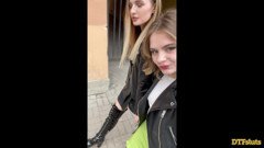 Vlogging Cuties Crash a Gangbang and  the Fun