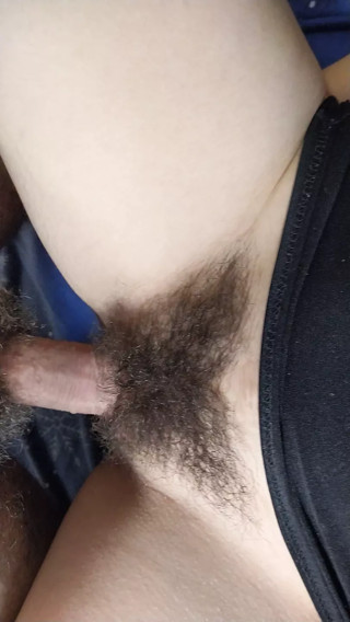 FUCKING MY WIFE'S SUPER HAIRY PUSSY