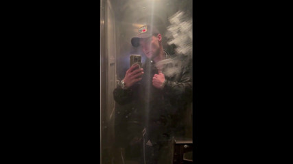 Kinkysirius in Chav Scally Outfit in the Most Dirty Train Toilet