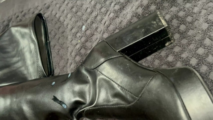 Cum on Friend's Platform Boots thumbnail