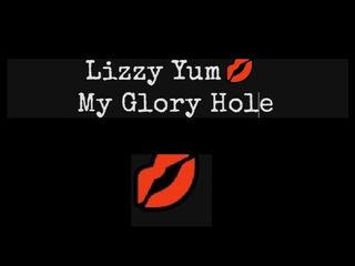 Lizzy Yum gloryhole - camera hole in wall, bedroom, post-op masturbation, bed, gloryhole #5