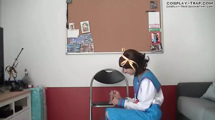 Crossdress cosplay Haruhi pleasure chair thumbnail