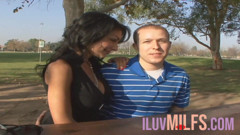 Babe with big tits cucks her lanky boyfriend