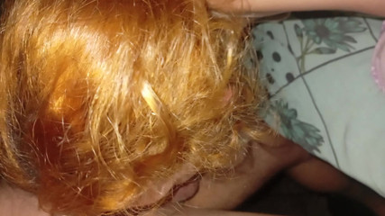 Falling into the mouth on the cock