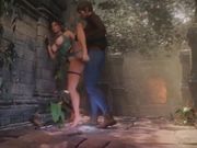 Big Cock Fucks Lara Croft in the Jungle