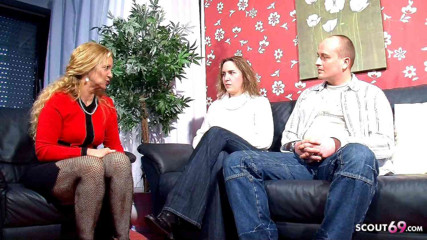 REAL GERMAN COUPLE'S FIRST PORN CASTING - MATURE