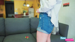 Fresh & Innocent - A Petite Teen Babe gets Fucked over some Candies