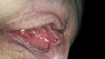 Older woman after a wild fuck