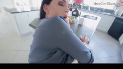Hot MILF gets her big tits fondled. Busty whore fucked hard