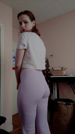 Adorable Trap, Strips, Plugs Her Fat Ass and Jerks off for You thumbnail