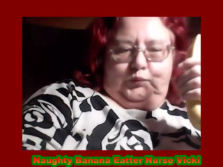 Naughty Banana Eater Nurse Vicki