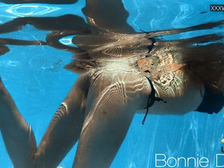 Hottest petite tightest babe Bonnie Dolce underwater