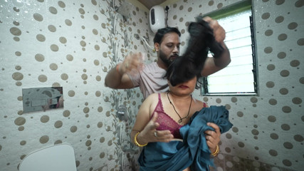 Hot Desi Indian Plumber Sex With Home Owner Bhabhi with huge 8 inch cock