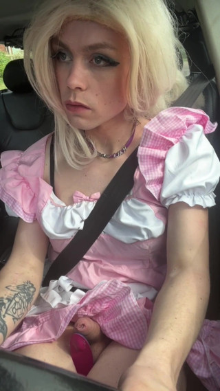 Carsolo Wanklane-tgirl Solo Ejaculate