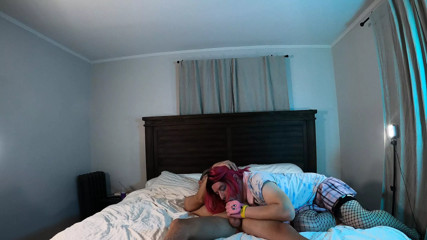 Trans Kelsey Masters Gives Jake Grand a Blowjob thumbnail