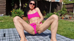 Public Nude Sunbathing and Showing to Neighbours