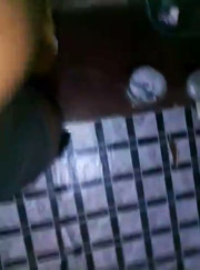 African amatuer stripping and spraying milk