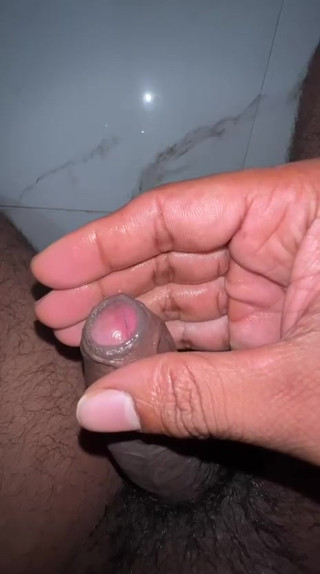 Self Cum eating and piss drinking